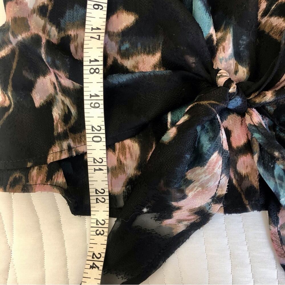 NWT Willow & Clay Black Floral Tank Top - Picture 8 of 16